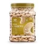 GreenFinity Premium Cashew Nuts 500g – Grade – W320, Crunchy & Unsalted Whole Cashews