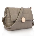 ADISA Women’s Girls Quilted Cross Body Sling Bag with Height Adjustable Belt