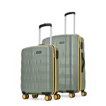 Aristocrat Comet Set of 2 Trolley Bag 56, 66cm | Small+Medium| Hard Luggage