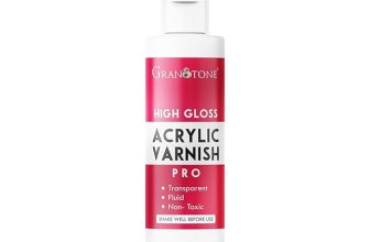 GRANOTONE Artist’s High Gloss Varnish for Acrylic Painting Wood Art