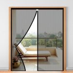LifeKrafts Customizable Polyester Magnetic Door Mosquito Net