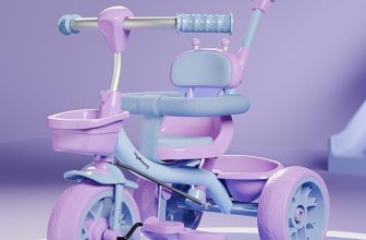 Lifelong Kids Harness Parental Control Tricycle with EVA Wheels, Bell & Storage Basket