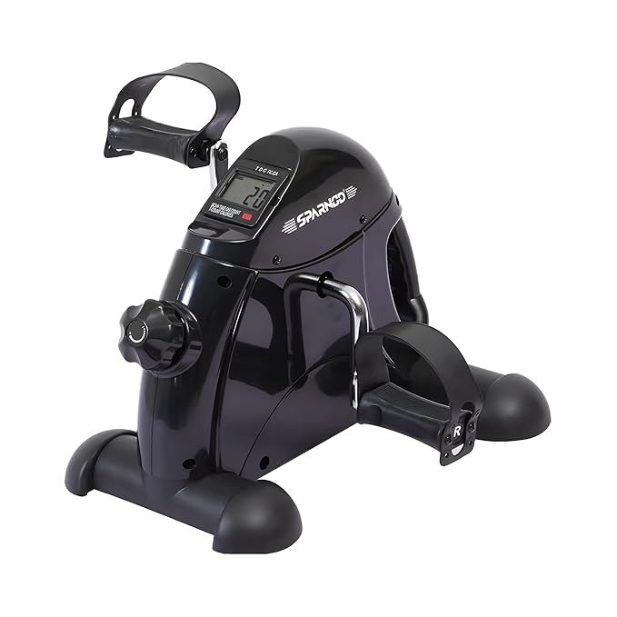 Latest Deal On Sparnod Fitness SMB-475 Arm & Leg Mini Exercise Bike with LCD Display - Dealsified