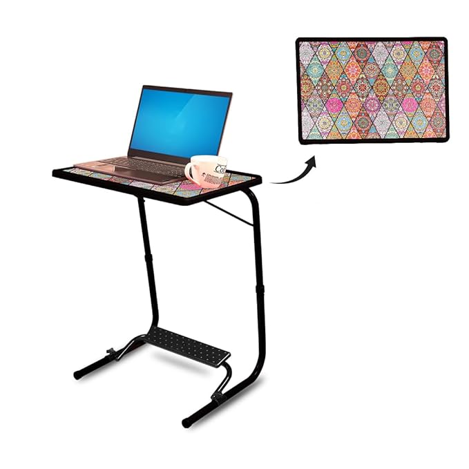 Latest Deal On TABLE MAGIC – Multipurpose Height Adjustable Laptop Table Mat Finish - Dealsified