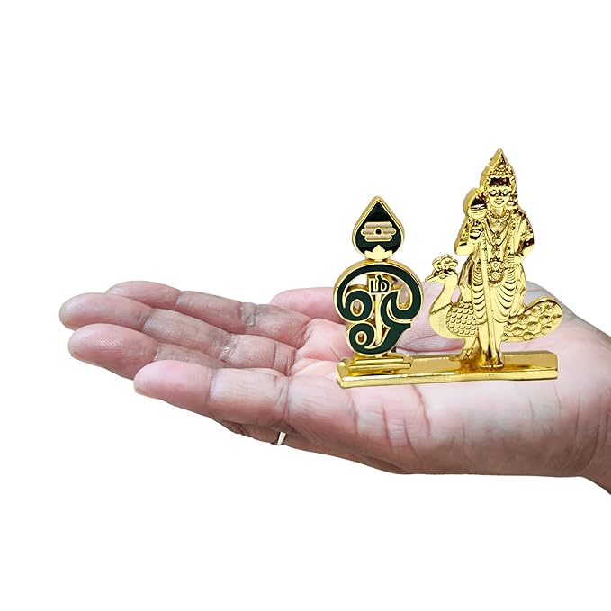 Latest Deal On anciently Om with Murugan Statue for Car Dashboard - Dealsified