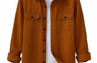 DEELMO Men’s Stylish Cotton Blend Casual Shirt