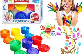 FunBlast Finger Paint for Children, DIY Coloring Hand Paint for Art and Craft Work