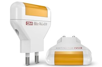 GM 3036 Focus LED Night Lamp – 0.5 W Plug‑in Soft-Glow Energy-Saving Light for Bedroom