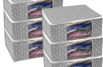 Homestrap Set of 6 Non-Woven Printed Saree Cover