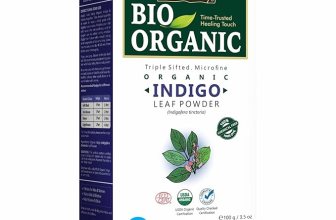 Indus Valley Bio Organic Herbal Indigo Powder for Natural Hair Color