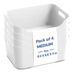 KOLORR Jolly Plastic Medium Basket with Handle for Storage Box