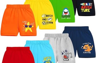 Kuchipoo Boys Regular Fit Cotton Shorts – Pack of 8