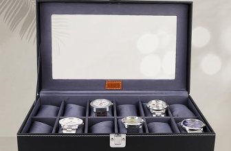 LEDO Men’s and Women’s Watch Box Holder Organizer Case