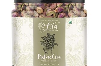 LILA DRY FRUITS Pistachios 500 Gms Pistachio without Shell Raw Mota Unslated Pista