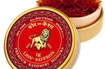 LION BRAND SAFFRON 1g Premium Kashmiri Mongra Saffron