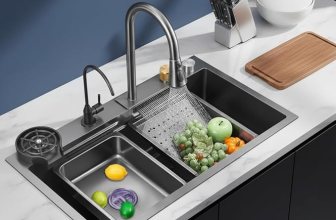 LUXART Waterfall Anti-Scratch Multifunctional Kitchen Sink