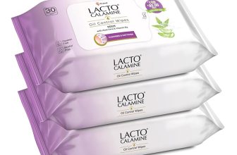 Lacto Calamine Oil Control Face Wipes 30N each- Pack of 3