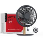 NUUK LIT v2 Cordless & Rechargeable 7 Inch Table Fan with Night Light & Remote Control