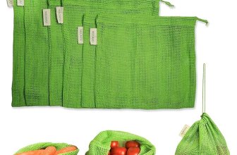 Necavu 100% cotton set of 6 fridge bag