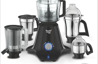 Preethi Zodiac Black Mixer Grinder+Food Processor I 750 Watt I 2yr Guarantee