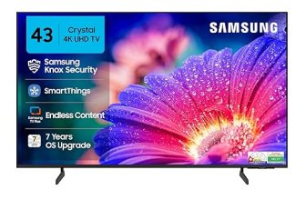 Samsung 108 cm (43 inches) Crystal 4K Vista Ultra HD Smart LED TV