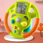 Storio Steering Wheel Toy for Kids Simulation Driving Car Toy