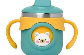 THE LITTLE LOOKERS Stainless Steel Insulated Hot & Cold Sipper Bottle for Kids