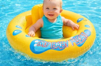 Toy Imagine 26.5″(67 cm) Inflatable Baby Swim Ring with Small Inner Ring Safe