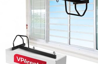 VParents Window Baby Cradle cot Metal Hanger, Black