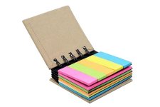 Worison Pocket Size Spiral Sticky Note Pad