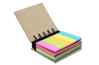 Worison Pocket Size Spiral Sticky Note Pad