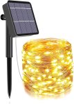 XERGY Solar Light Fairy Outdoor String, 79Ft 240 LED with Inbuilt Rechargeable Battery IP65 Waterproof 8 Modes