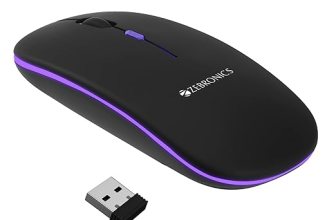 ZEBRONICS Blanc Slim Wireless Mouse with Rechargeable Battery