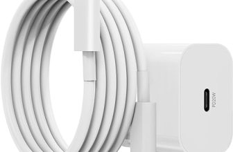 iPhone Charger Adapter 20W Lightning Cable Combo