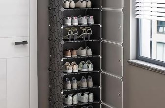AYSIS Premium Modular Plastic Shoe Rack for Home with Door