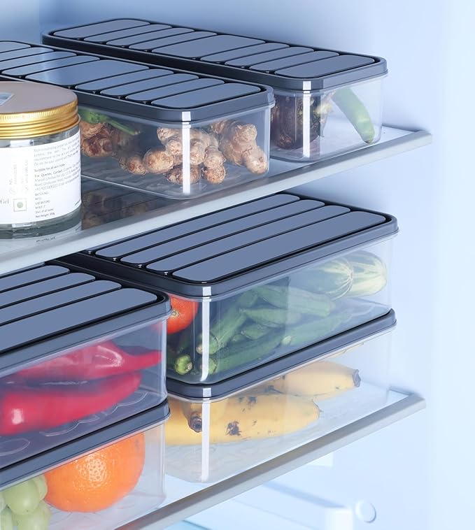 Latest Deal On Air Tight Plastic Storage Containers Set for Kitchen - Dealsified