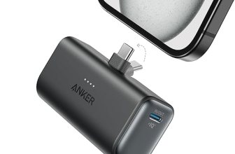 Anker iPhone 15 Portable Charger, Nano Power Bank with Built-in USB C Connector