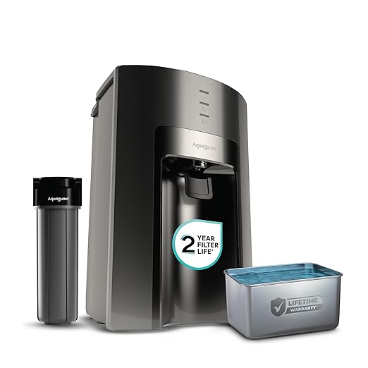 Latest Deal On Aquaguard Delight Aquasaver RO+UV+UF+MC | Stainless Steel Tank| 2-year filter life - Dealsified