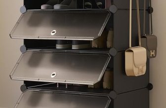 BOXJOY 5 Shelf Shoe Rack with 5 Doors