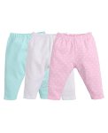 Baby GO Baby Boys & Girls Cotton Pajama Pants Pack of 3