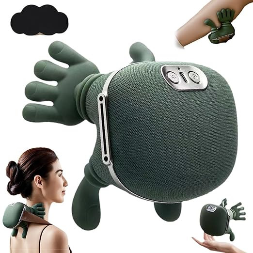 Latest Deal On Bionic Heated Massager, Wireless Portable Shiatsu Neck and Back Massager - Dealsified