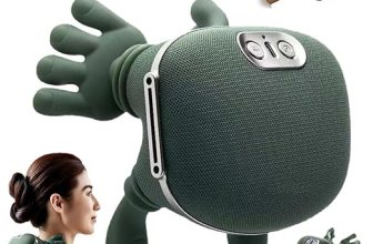 Bionic Heated Massager, Wireless Portable Shiatsu Neck and Back Massager