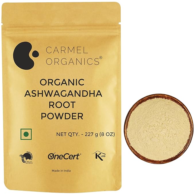 Latest Deal On CARMEL ORGANICS Ashwagandha Root Powder (227 Grams) - Dealsified