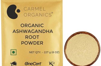 CARMEL ORGANICS Ashwagandha Root Powder (227 Grams)