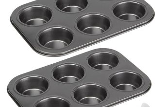 CURATED CART 2 Piece Cup Cake Mould for Baking
