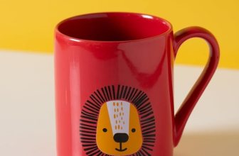 Clay Craft Fine Ceramic Pebble Series Coffee Mug 350ml Red