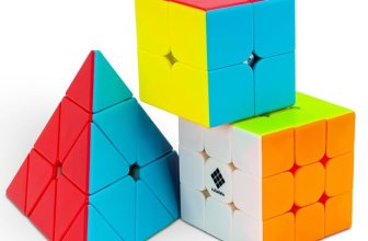 Cubelelo Drift 2×2, 3×3 & Pyraminx Cube Combo (Stickerless)