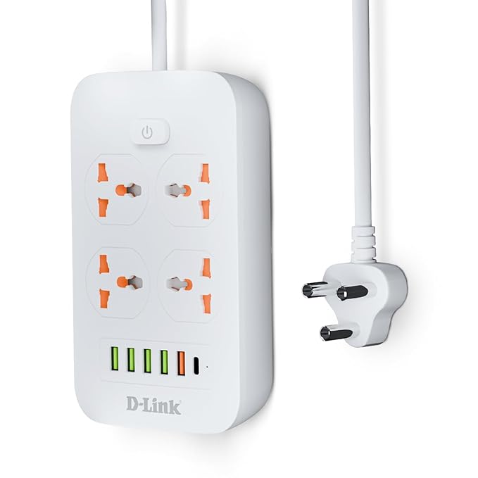 Latest Deal On D-Link Power Strip with 4 Universal Sockets with Child Security - Dealsified