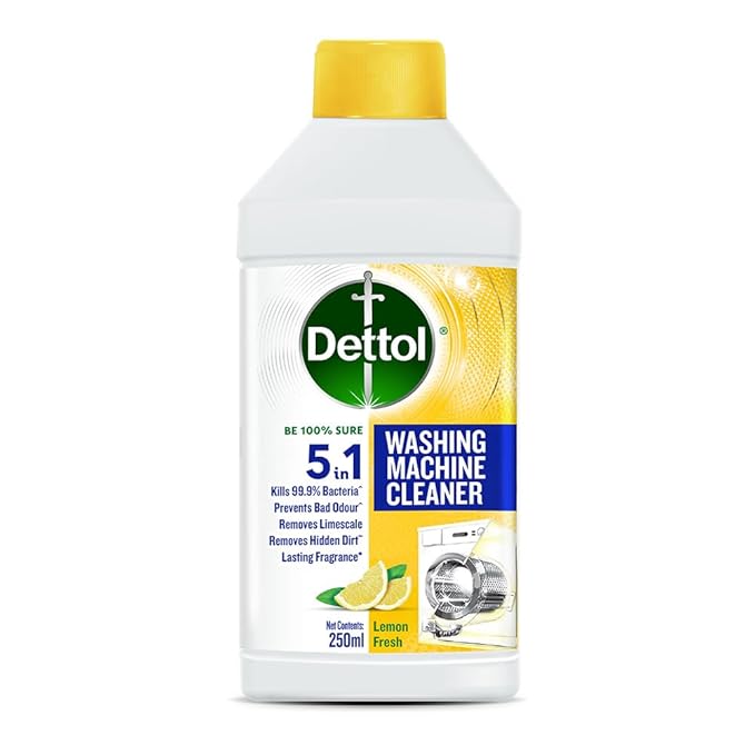 Latest Deal On Dettol 5 in 1 Washing Machine Cleaner & Descaling Liquid for top load and front load - Dealsified