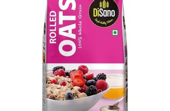 DiSano Rolled Oats (Jumbo) 1kg, High Fibre Breakfast